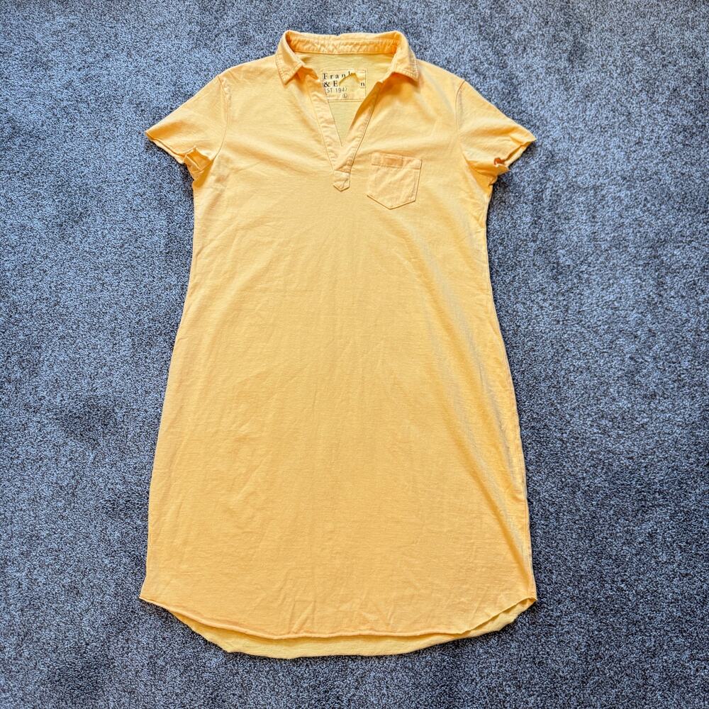 Frank & Eileen Lauren Polo Dress Size Large Pale Sherbert Summer Beachy Cruise